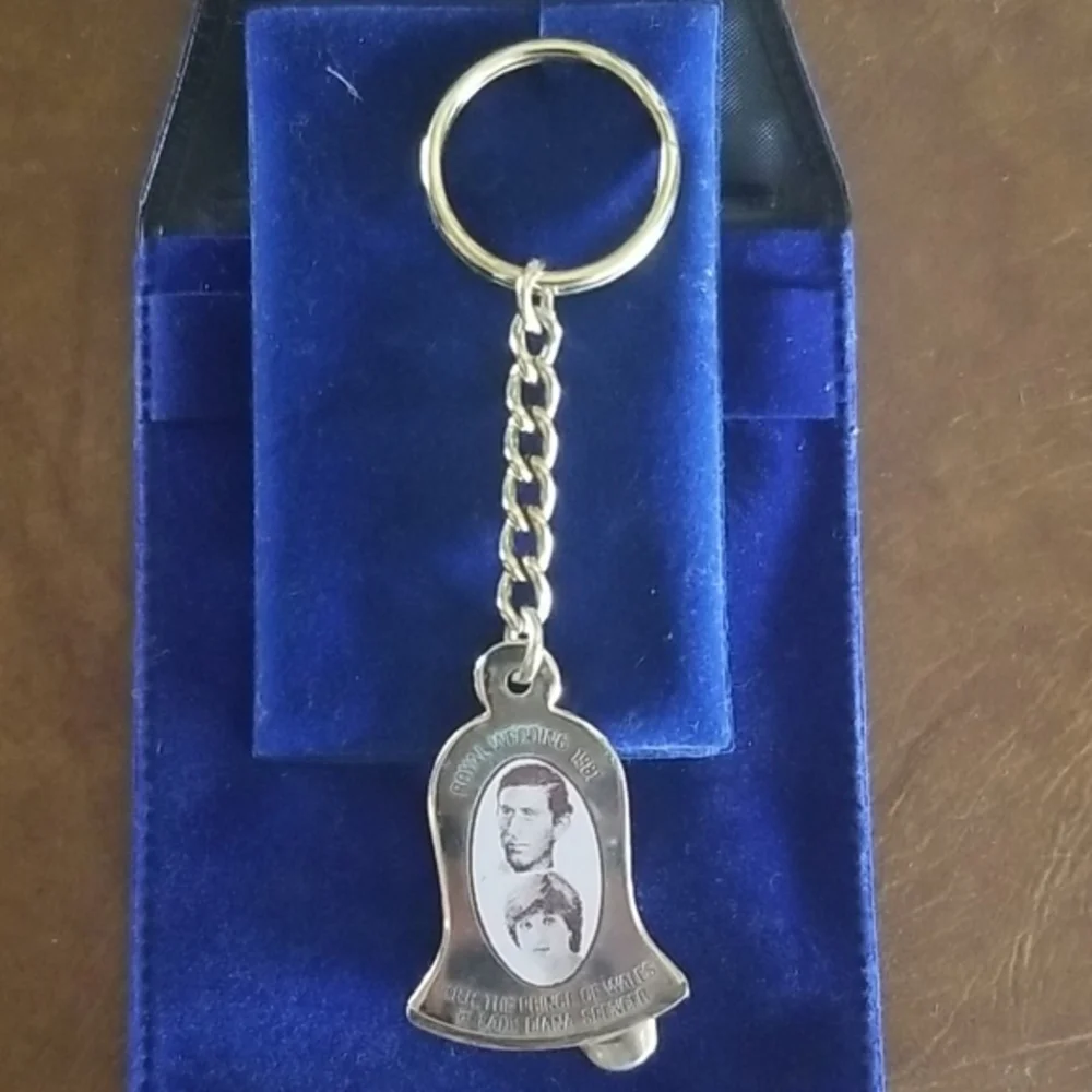 Princess Diana Royal Wedding Vintage Keychain